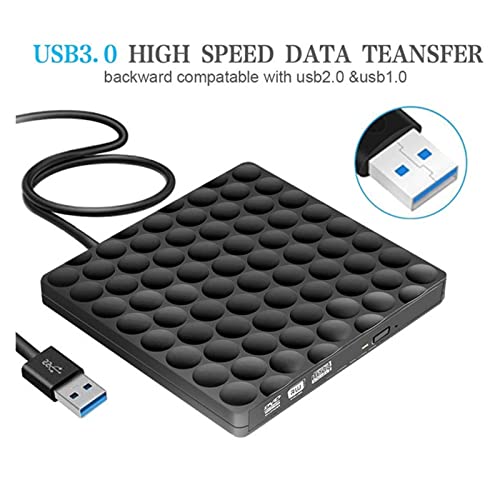 Unidad DVD externa USB 3.0 DVD-RW para laptop y PC miniatura 4