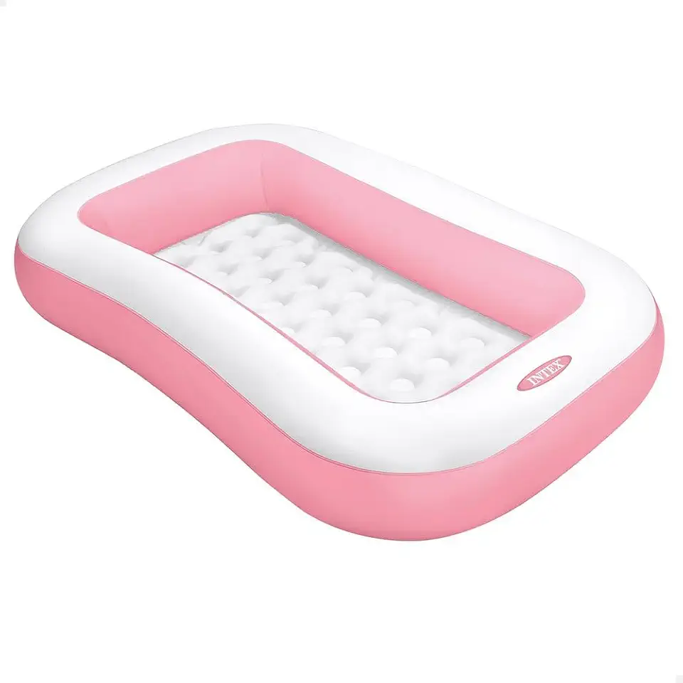 Piscines & spas gonflables été 2026 : 50 modèles pour rafraichir ton jardin Intex Piscine rectangulaire gonflée, Taille : 166 x 100 x 25 cm (58423NP)