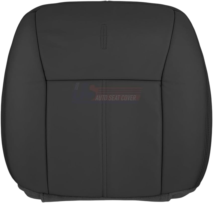 2007 2008 2009 2010 2011 fits Lincoln Town Car Driver Top Leather Cover Black