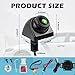 720P HD 4 Pin Backup Camera for Car,360° Swivel Back up Camera for Cars with 160° Wide Angle & Night Vision,Dual-use Vehicle Accessories Reverse Cameras with IP68 Anti-Water Effect