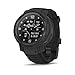 Garmin Instinct Crossover Solar - Tactical Edition, Rugged Hybrid Smartwatch with Solar Charging Capabilities, Tactical-Specific Features, Analog Hands and Digital Display, Black