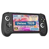 Anbernic RG556 Whatsko ハンドヘルドゲームコンソールUnisoc T820 Android 13システム 二人対戦対応 ホールジョイスティック 5.48インチOCAフルタッチスクリーン5500mAh 黑標準版