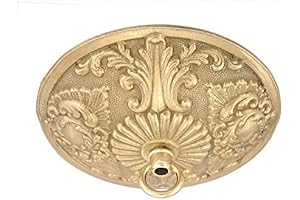 B&P Lamp's Victorian Cast Brass Canopy: Adorn Your Chandelier with Timeless Elegance