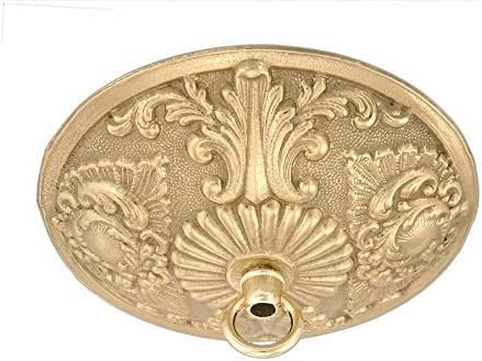 B&P Lamp Victorian Cast Brass Ceiling Light Canopy Plate