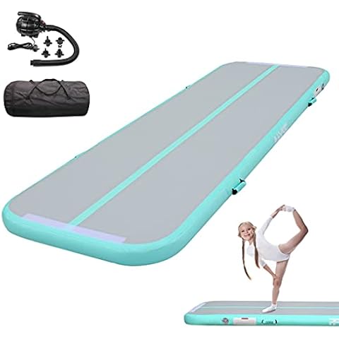 Gymnastics Mat Inflatable Gymnastics Tumbling Mat 3 m 10 cm Height Air Mat Gym Mat Tumble Track Training Mat Cover