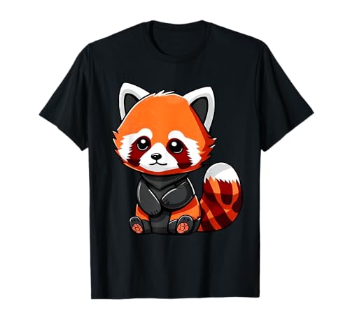 Panda rojo lindo para hombres y mujeres amantes de los pandas rojos Camiseta