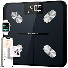 Etekcity Smart Scale for Body Weight FSA HSA Store Eligible, Bathroom Digital Weighing Scale with BMI, Body Fat, Muscle Mass, Accurate Bluetooth Home User Health Equipment Sync Apps