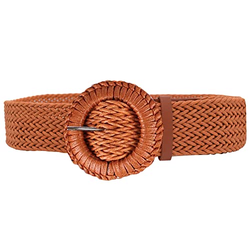 TeeYee Women Girls Wide Braided Belt Bohemian Waist Band for Dress 208