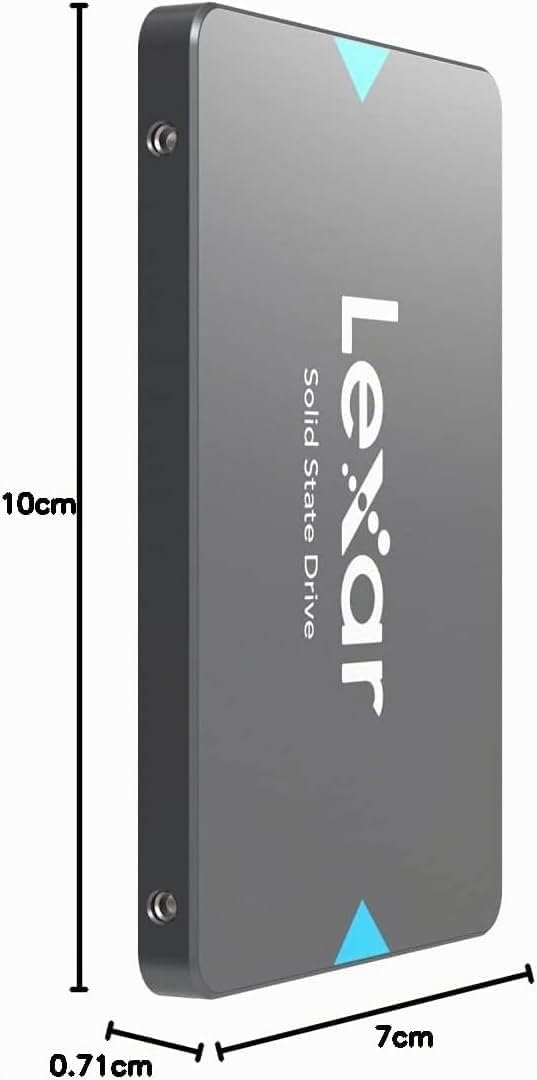 Lexar NQ100 SSD interno SATA III 2,5" 256 GB - Velocità di lettura fino a 550 MB/s - Unità SSD interna per laptop e desktop