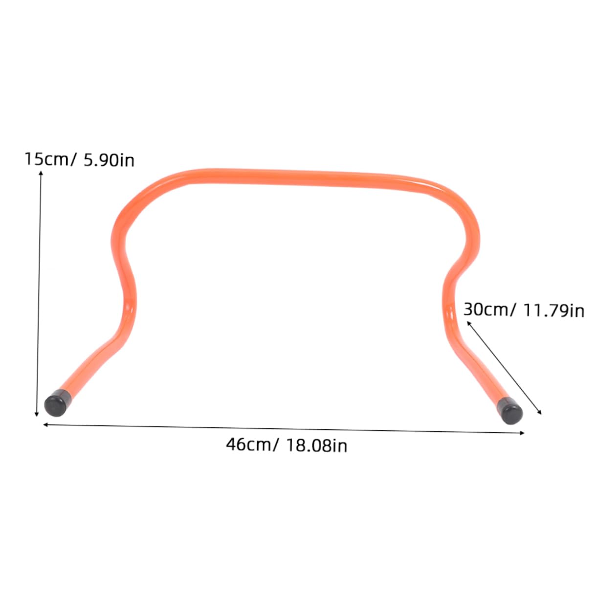 KICHOUSE 4Pcs Agility Hurdles Durable Plastic Training Hurdles for Sports Practice Speed Flexibility and Coordination for Athletes and Training