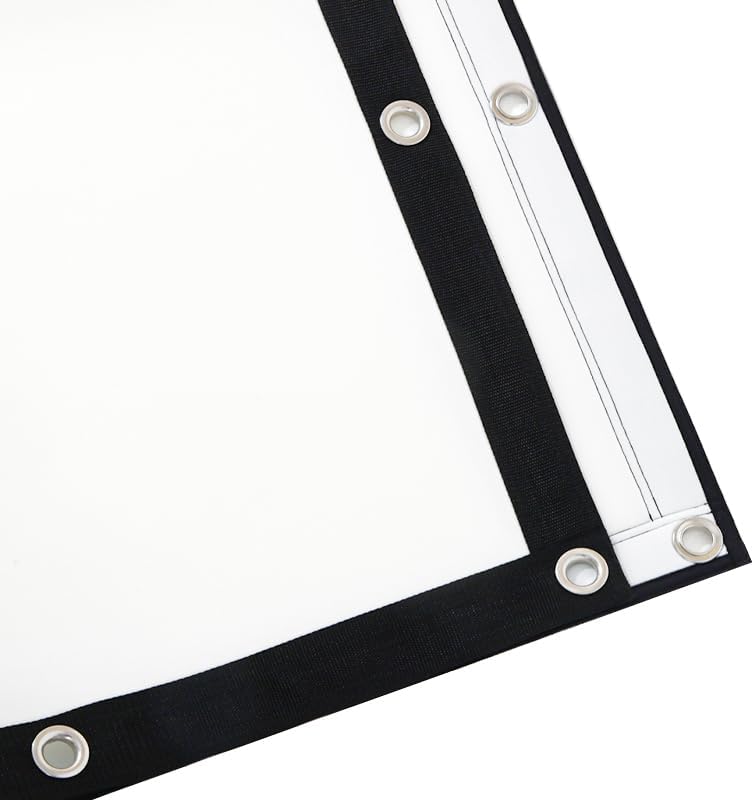 Custom Impact Screen for Golf Training - Indoor/Outdoor, 4mm Thickened, Ultra Clear with Grommet Holes