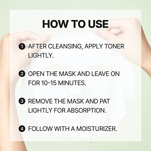 Torriden Balanceful Cica Facial Sheet Masks (10 Sheets) - Gotu Kola Infused Facial Mask For Soothing, Calming, Balancing, And Nourishing With Centella Asiatica, Hyaluronic Acid, And Panthenol #TOP5