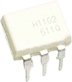 5 PCS H11G2 DIP-6 6-Pin DIP High Voltage Photodarlington Optocouplers Chip IC