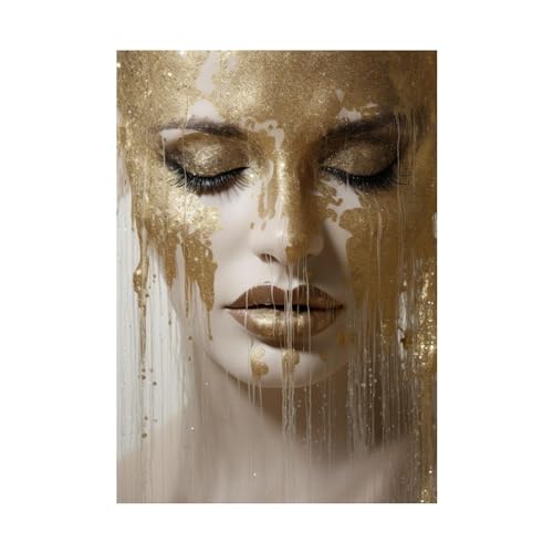 Toile d'art mural de personnage peinture de décoration salon 60x80cm sans cadre