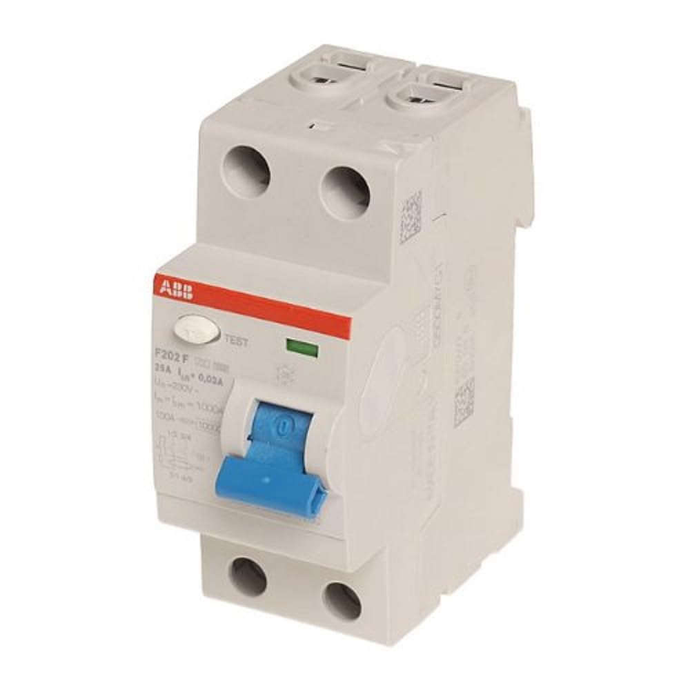 Interruttore FI 2P, tipo F, 25A, 30mA ABB F202F-25/0,03