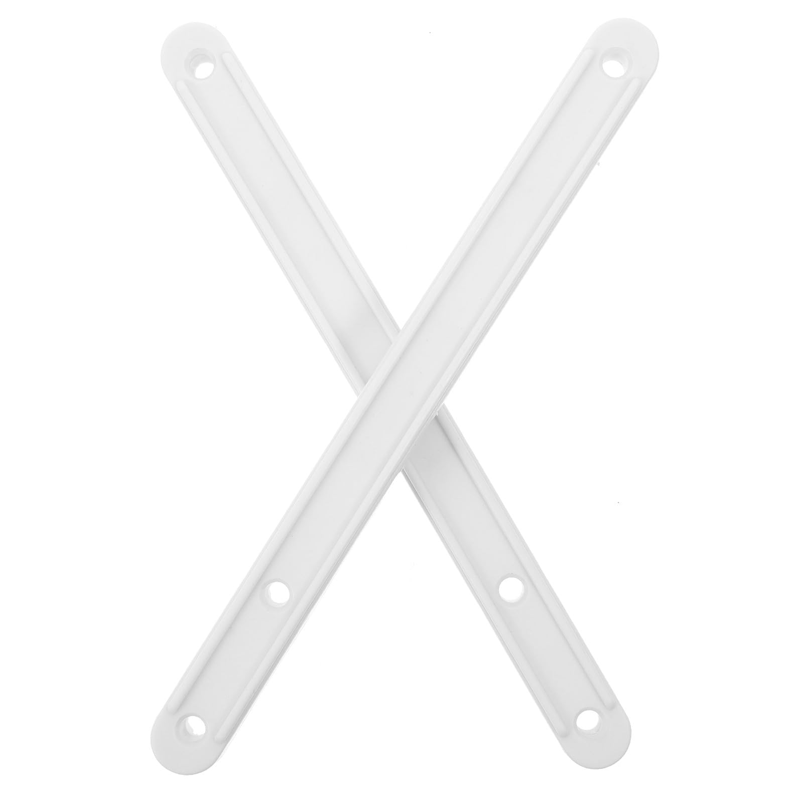 Jvnalwnkv One Color Cabinet Drawer Slide Rail，Stainless Steel Rail, 2Pcs Side Mount Slides 180Mm Rails With White Metal Glide Track Set