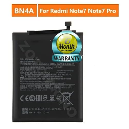 Image of Original BN4A Battery for Redmi Note 7 Pro /7 / 7S / M1901F7C / M1901F7G / M1901F7S Battery with 6 Month Warranty****(CC14)