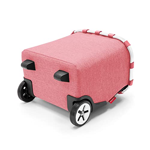 Reisenthel Carrycruiser Twist Berry – Portable Shopping Trolley With Sturdy Aluminum Frame, Shoulder Strap And Removable Mesh Inner Bag - Made Of Water-Repellent Material. #TOP3