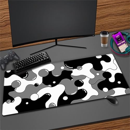 Tapis de souris XXL idéal pour organiser un bureau de jeu ou de travail moderne