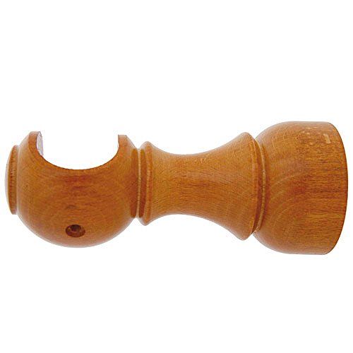 Riel Chyc 5430110 Soporte Madera Liso Abierto 28x128 mm. Teca