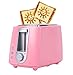 Toaster-Gastaster-Multifunktions-Frühstücks-Toaster, Freies Buttermesser, Nahrungsmittelklammern,Pink