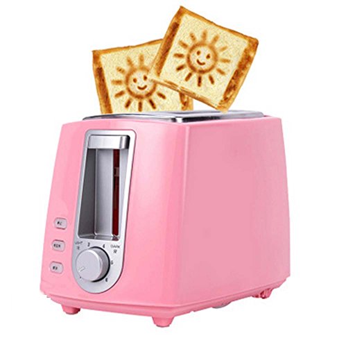 Preisvergleich Produktbild Toaster-Gastaster-Multifunktions-Frü... Freies Buttermesser, Nahrungsmittelklammern,Pink