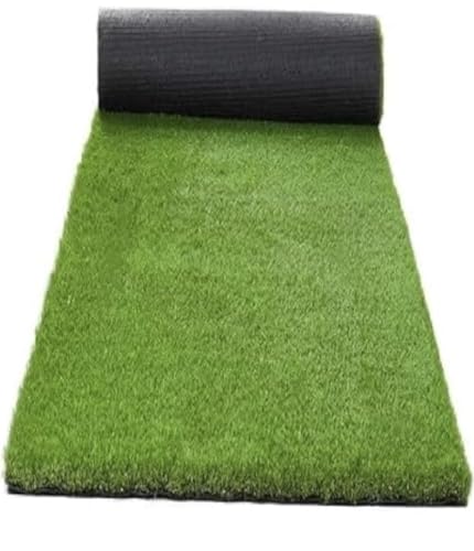 Image of Artificial Grass for Floor 25 Mm High Density Artificial Grass Carpet Mat for Balcony, Lawn, Door, (1, Green, 1.5x1 Foot)