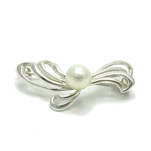 Broche en argent massif 925 Empress perle le cadeau parfait pour un anniversaire