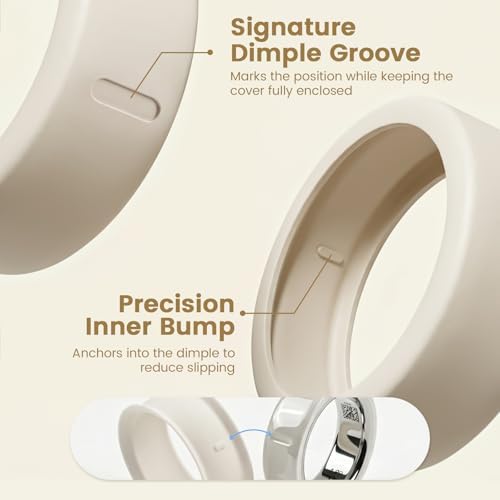sylacor 6 Pack Ring Covers for Oura Ring Gen 4/4 Ceramic/Oura Ring Gen 3 - 3