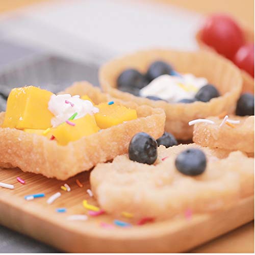 8-Piece Rosette&Timbale Set, Aluminum Waffle Molds With Wooden Handle, Homemade Swedish For Rosette Bunuelos Cookie #TOP3