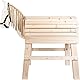 Small Foot Holzpferd für Kinder ab 3 Jahren, Reitpferd mit Aufstiegshilfe und Halfter & Sattel- und Zaumzeug-Set Holzpferd aus Kunstleder, mit verstellbarem Sattelgurt, ab 3 Jahren, 11906, Groß