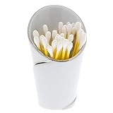  Q-Tips-Spender mit Platinrand, Porzellan Kosmetex\
