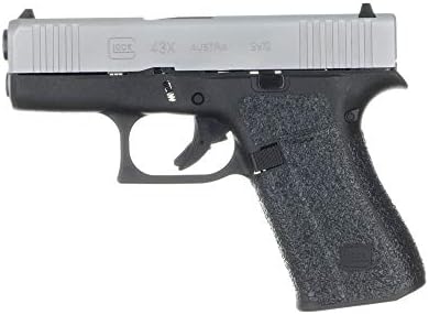 TALON GRIPS Adhesive Pistol Grip Compatible with Glock 43x & 48 – Made in The USA - Rubber, Black