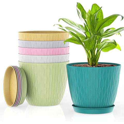UOUZ 6 Inch Plant Pots Cover