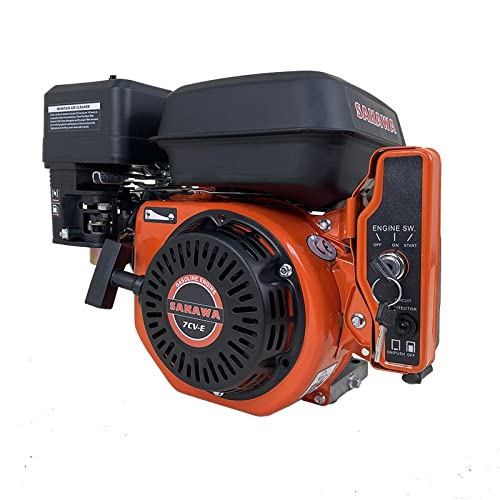 SAKAWA Motor Gasolina 4 Tiempos Arranque electrico 7CV 19 mm