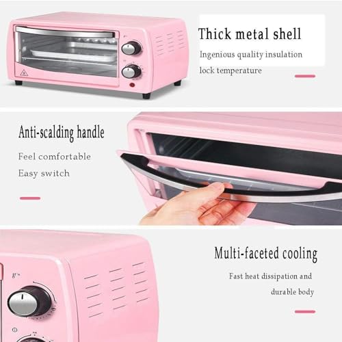 BTURYT Mini Oven Convection Countertop Toaster Grill Pizza Oven Countertop Oven Toaster Synchronization Reminder の商品画像 3