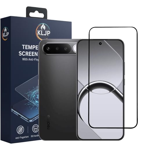Image of Military-Grade Gorilla Tempered Glass For Realme 16 5G With Installation Kit | Edge to Edge Coverage | Black (Pack of 1)