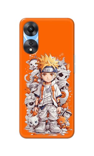 Image of Plastic Printfidaa Printed Hard Back Cover Case For Oppo A78 5G Back Cover (Famous Anime Cartoon Character) -112, Multicolor