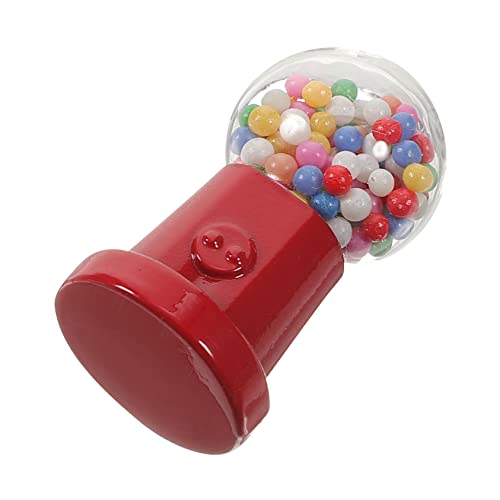 IMIKEYA Mini Macchina Per Caramelle Modellino Decorazione Per Casa Delle Bambole Mini Accessorio Per Negozio Di Caramelle in Miniatura