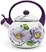 JHSHENGSHI Théière cuisinière Bouilloire Grande capacité 2.2L émail Bouilloire cruche d'eau cuisinière à gaz Bouilloire Universelle émail théière