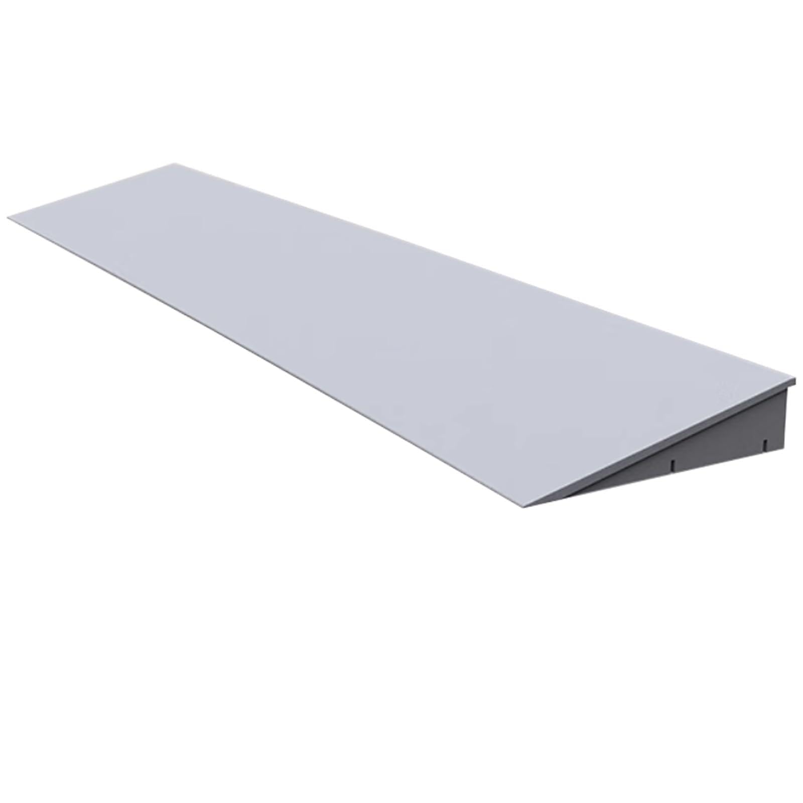 Rampe de seuil 100 cm pour balayeuses vélos et planches à roulettes grise 100x12x2
