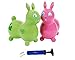 Produktbild Raffy Hüpfttier + Pumpe von ATC, Set, Rody Hüpfpferd Sprungpferd Cavallo Ledraplastic Gymnic (pink)