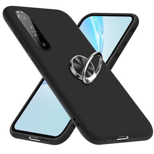 Xperia 1 II �P�[�X �����O�t�� SO-51A SOG01 �P�[�X �V���R���ی�P�[�X ����\�� �X�}�z�P�[�X tpu �X���� ���^ �X�g���b�v�z�[���t�� ��̌^ �w��h�~ �y�� �l�C �G�N�X�y���A 1 II �g�уJ�o�[ �� W-PYZH-01-