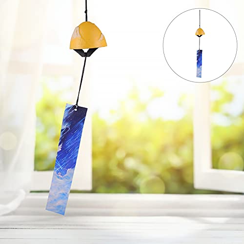 Galpada 5Pcs Japanese Wind Chimes/Traditional Lucky Wind Chimes/Mount Fuji Cast Iron Wind Bells For Garden Patio Balcony Home Decors #TOP6