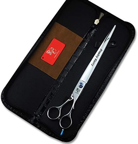 high-end Professional pet Care 7/7.5/8/9/10 inch pet Scissors 440C Steel Silver (10nch Cutting Scissors)