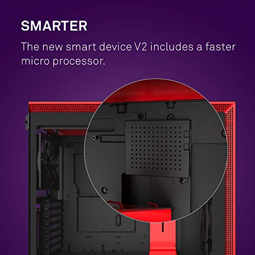 NZXT H710i CAH710 iBR ATX Mid Tower PC Gaming Case Front I/O