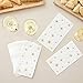 Juvale Disposable Napkins with Gold Stars - 4 x 8 In, 3-Ply, White & Gold, 50 Count - Decorative Paper Napkins for Star Themed Parties & Weddings