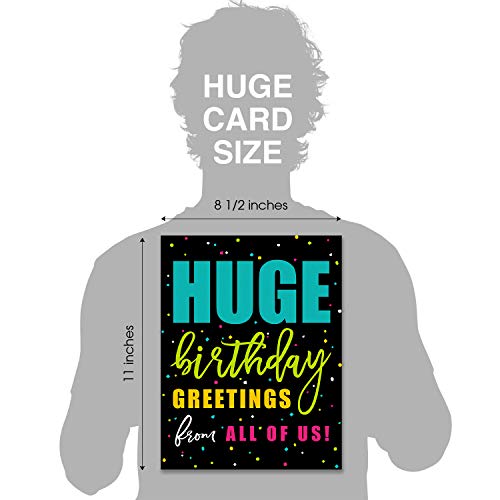 Canopy Street Huge Birthday Greeting / 8.5 X 11 Large Greeting Card/Jumbo Birthday Greeting From Group #TOP5