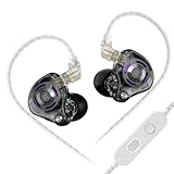 【Yinyoo KZ Gale】イヤホン 有線 イヤモニ ゲーミングイヤホン 有線 超リニアダイナミックドライバー搭載 低音特化チューニングで、没入感あるゲーム体験を実現 人間工学に基づいた設計 ずっと着けていても疲れないプロフエツショナル級の音響パラメ一タ曲線 ゲーミングに最適なカナル型イヤホン(3.5mm・マイク付き)