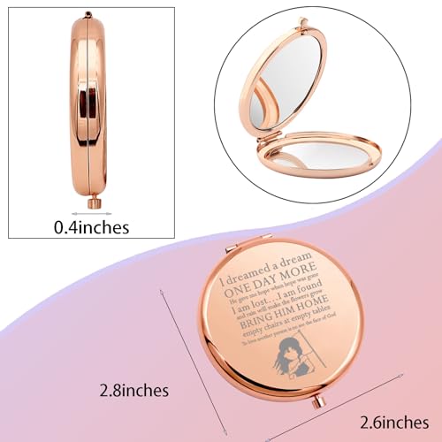 Espejo compacto redondo para maquillaje WSNANG miniatura 5